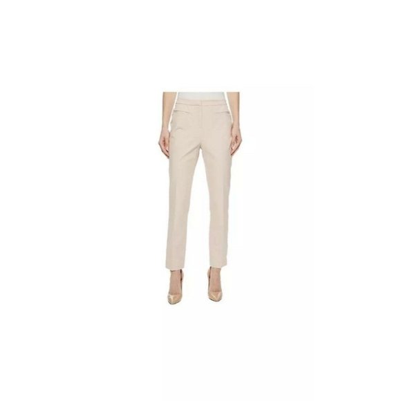 Stretchy Pants Size 12 By Ellen Tracy Beige Color - Picture 4 of 4